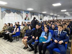 В Акмолинской области прошла акция «Правовая аптека» для курсантов и преподавателей Академии гражданской защиты